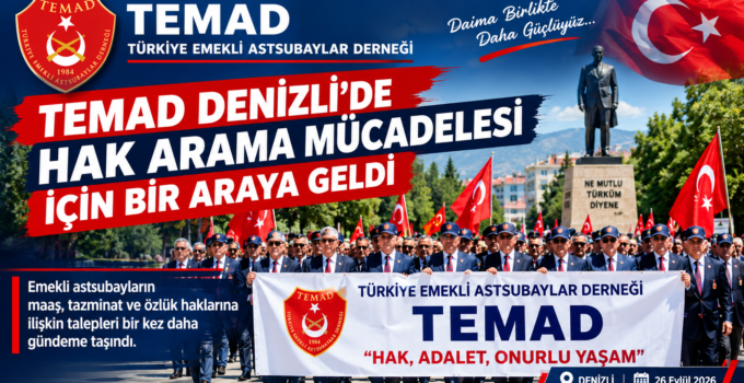 TEMAD Denizli’de Hak Arama Mücadelesi İçin Bir Araya Geldi